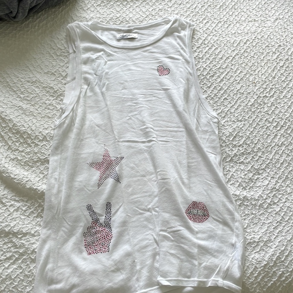 lauren moshi bling muscle tee